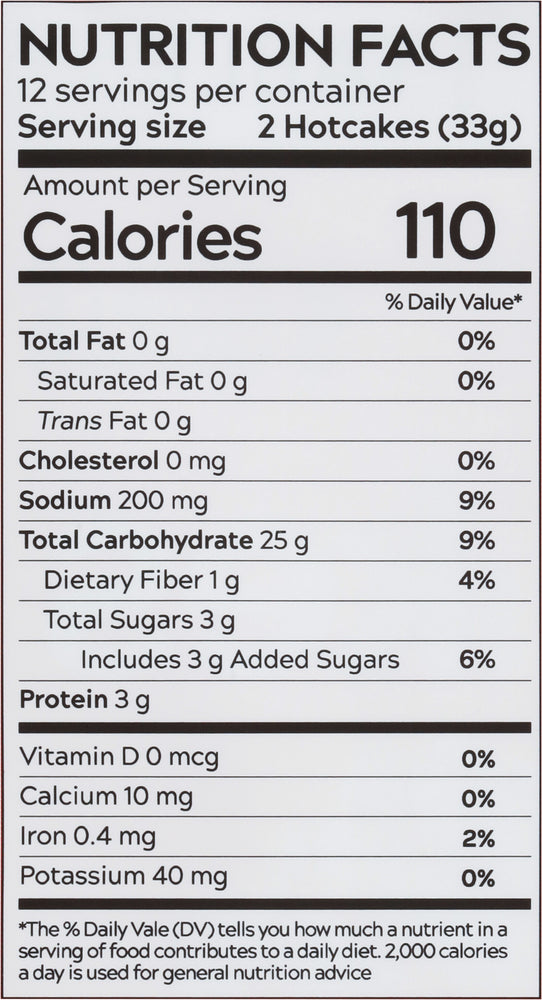 Organic Classic Vanilla Hotcakes Mix